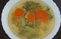 Овощной вегетарианский суп в мультиварке