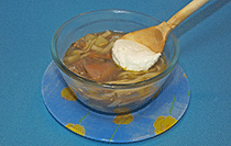 Суп с сушеными грибами